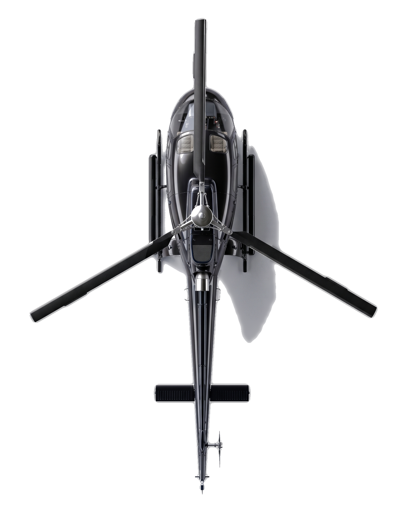 The Aviatrix A-Star photographed from directly above.